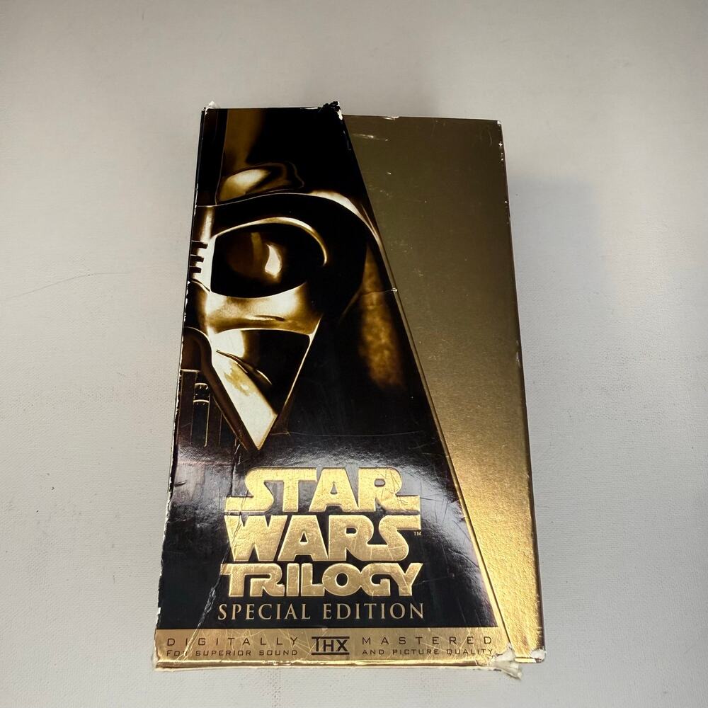 Star Wars Trilogy VHS 1997 Special Edition 2 Tapes Empire Jedi Incomplete
